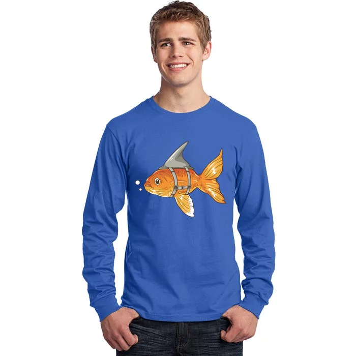 Wanna Be Shark Funny Fish Tall Long Sleeve T-Shirt