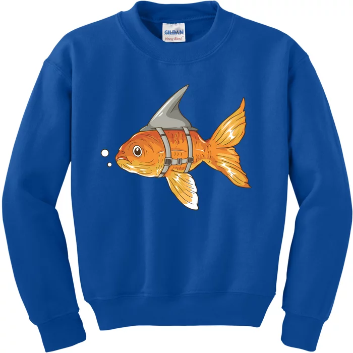 Wanna Be Shark Funny Fish Kids Sweatshirt