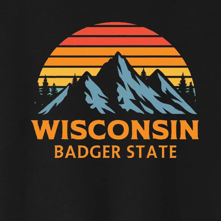 Wisconsin Badger State Women's Crop Top Tee