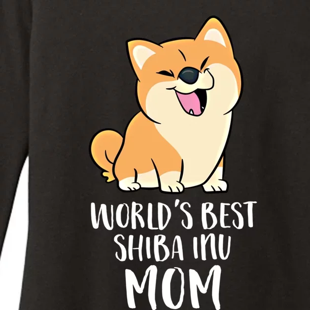 World's Best Shiba Inu Mom Dog Shiba Mama Cute Shiba Inu Great Gift Womens CVC Long Sleeve Shirt