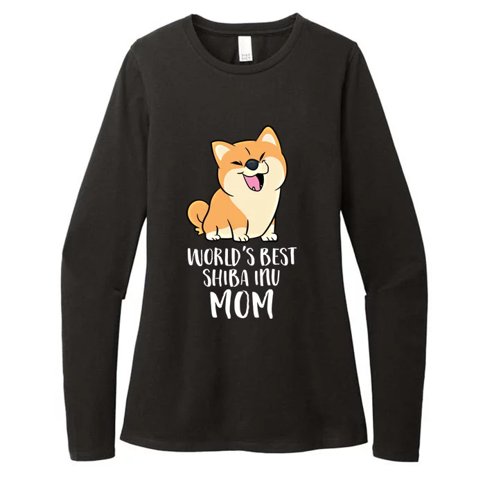 World's Best Shiba Inu Mom Dog Shiba Mama Cute Shiba Inu Great Gift Womens CVC Long Sleeve Shirt