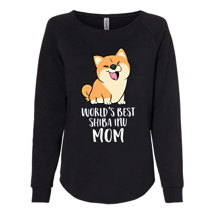 World's Best Shiba Inu Mom Dog Shiba Mama Cute Shiba Inu Great Gift Womens California Wash Sweatshirt