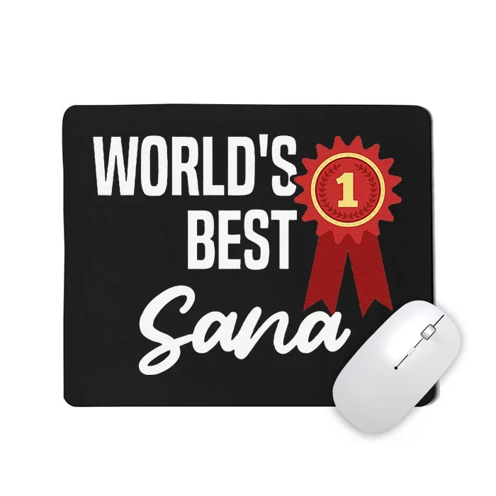 Worlds Best Sana Mousepad