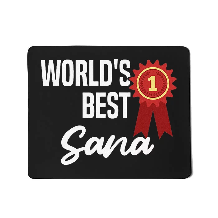 Worlds Best Sana Mousepad