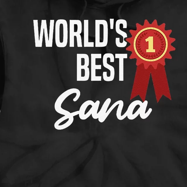 Worlds Best Sana Tie Dye Hoodie