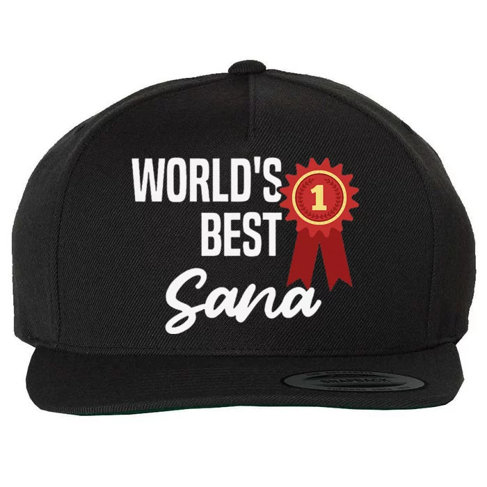 Worlds Best Sana Wool Snapback Cap