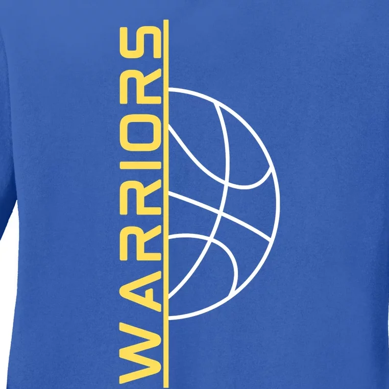 Warriors Basketball Shirt For Fan Ladies Long Sleeve Shirt