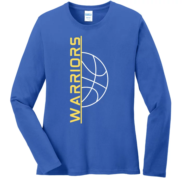 Warriors Basketball Shirt For Fan Ladies Long Sleeve Shirt