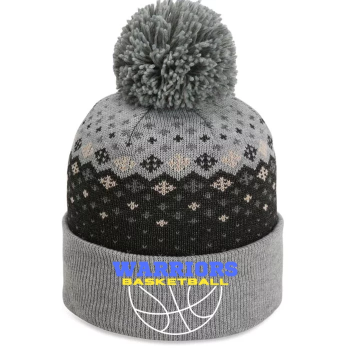 Warriors Basketball Shirt For Fan Supporter The Baniff Cuffed Pom Beanie