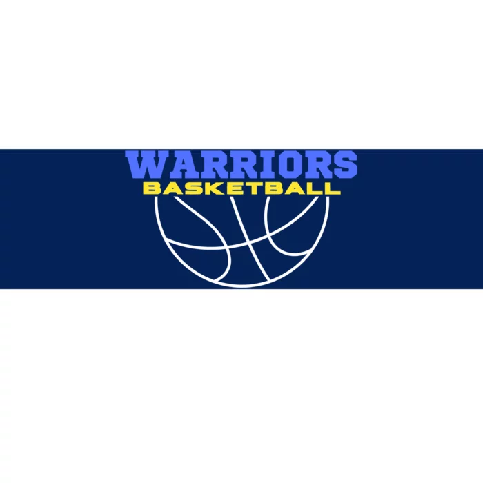 Warriors Basketball Shirt For Fan Supporter Bumper Sticker