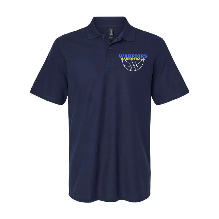 Warriors Basketball Shirt For Fan Supporter Softstyle Adult Sport Polo