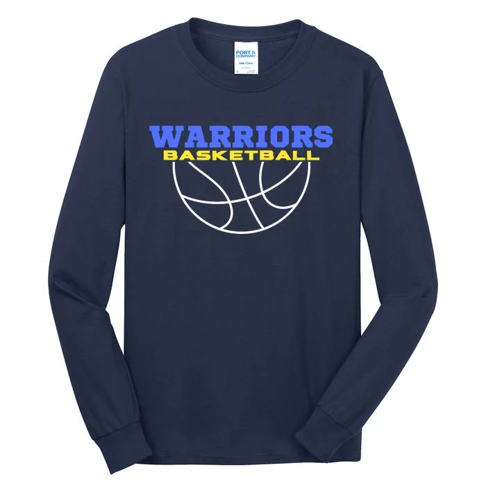 Warriors Basketball Shirt For Fan Supporter Tall Long Sleeve T-Shirt