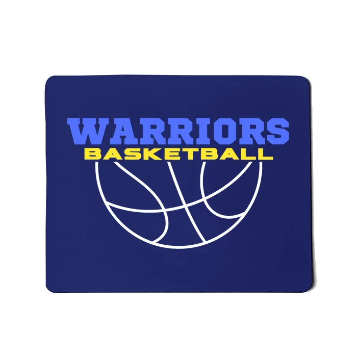 Warriors Basketball Shirt For Fan Supporter Mousepad