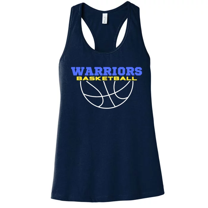 Warriors Basketball Shirt For Fan Supporter Women's Racerback Tank