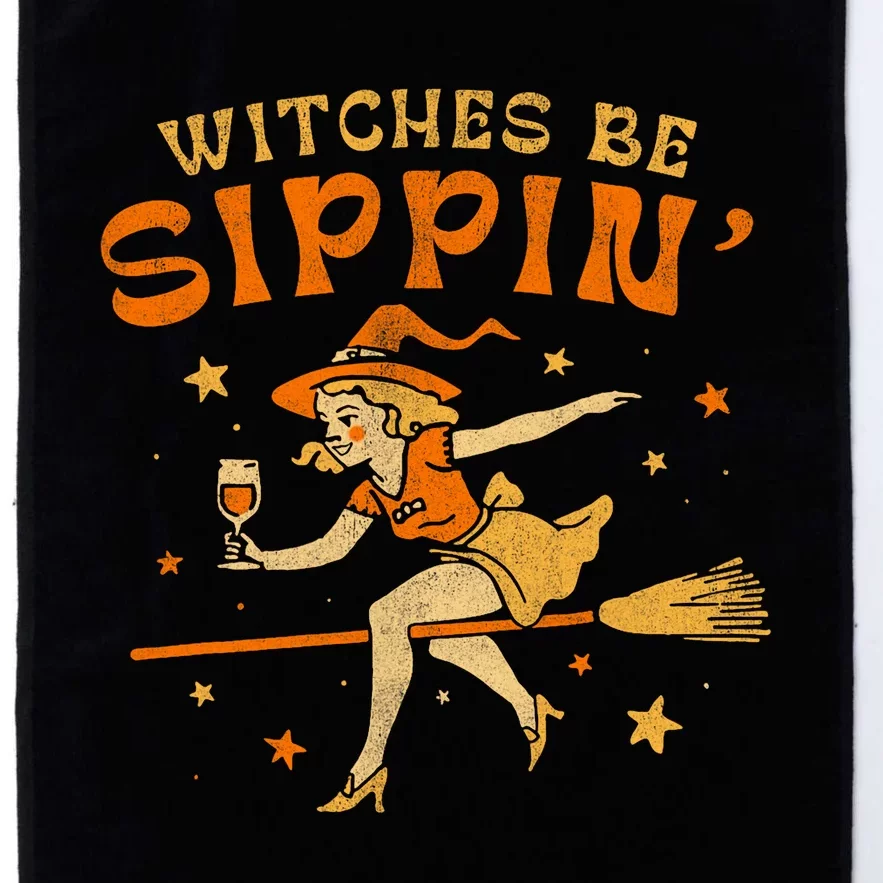 Witches Be Sippin Halloween Holiday Spooky Platinum Collection Golf Towel