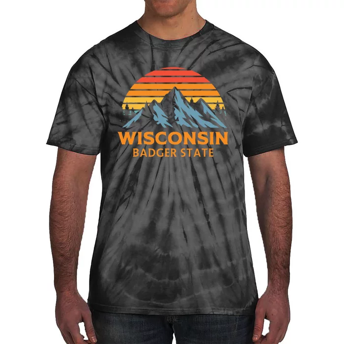 Wisconsin Badger State Tie-Dye T-Shirt