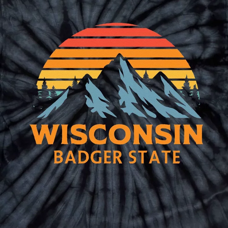 Wisconsin Badger State Tie-Dye T-Shirt