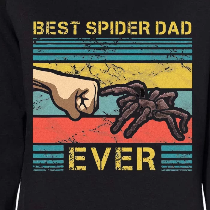 Worlds Best Spider Dad Funny Spider Animal Enthusiast Womens California Wash Sweatshirt