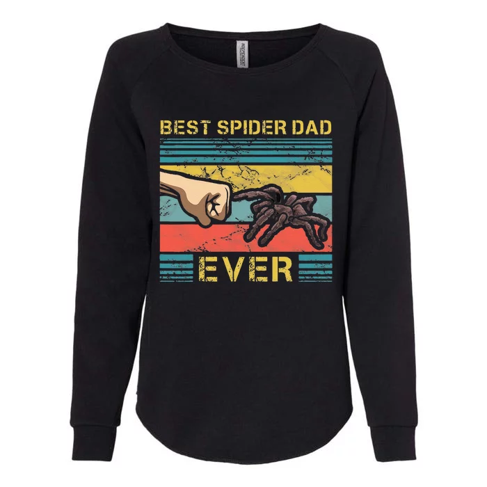 Worlds Best Spider Dad Funny Spider Animal Enthusiast Womens California Wash Sweatshirt