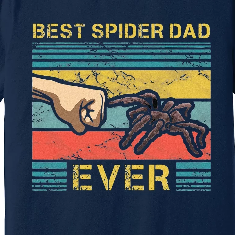 Worlds Best Spider Dad Funny Spider Animal Enthusiast Premium T-Shirt