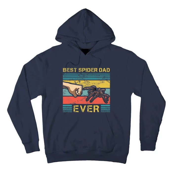 Worlds Best Spider Dad Funny Spider Animal Enthusiast Tall Hoodie