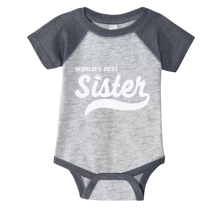 World's Best Sister Infant Baby Jersey Bodysuit