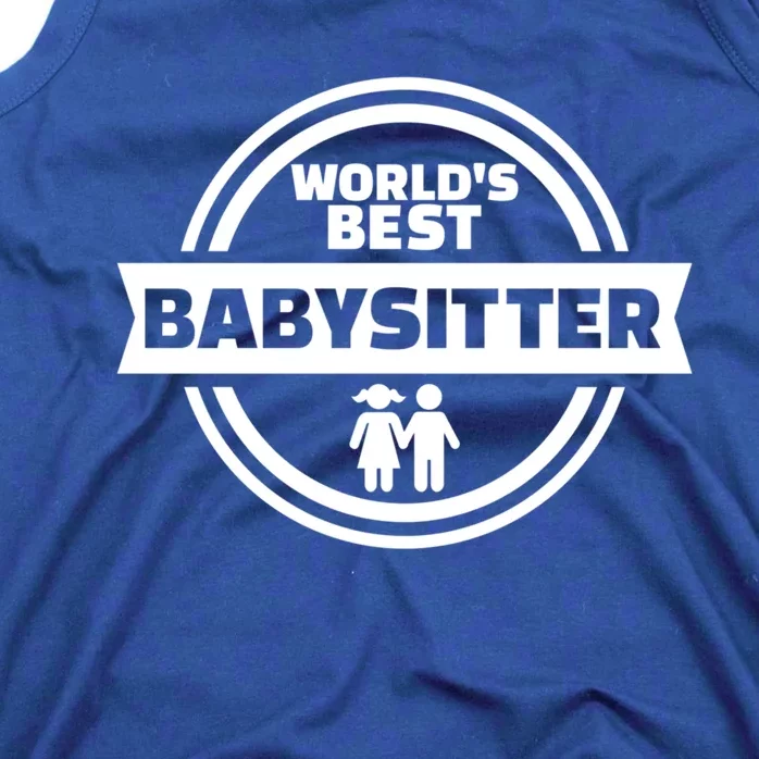 World's Best Sitter Meaningful Gift Tank Top