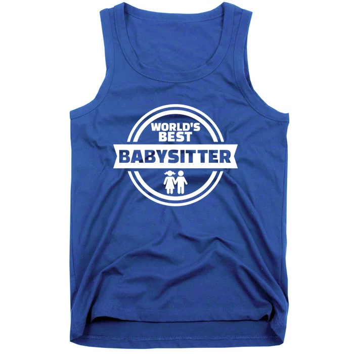 World's Best Sitter Meaningful Gift Tank Top