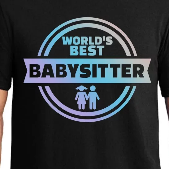 World's Best Sitter Great Gift Pajama Set