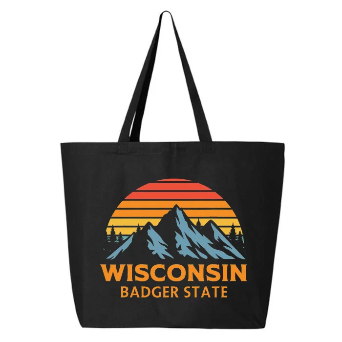 Wisconsin Badger State 25L Jumbo Tote