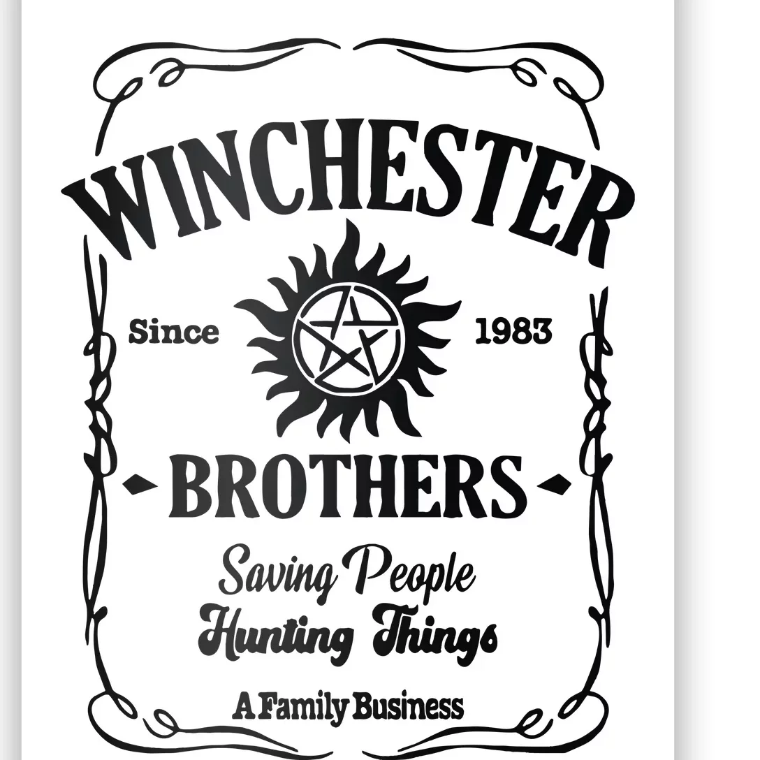 Winchester Brothers Supernatural Poster