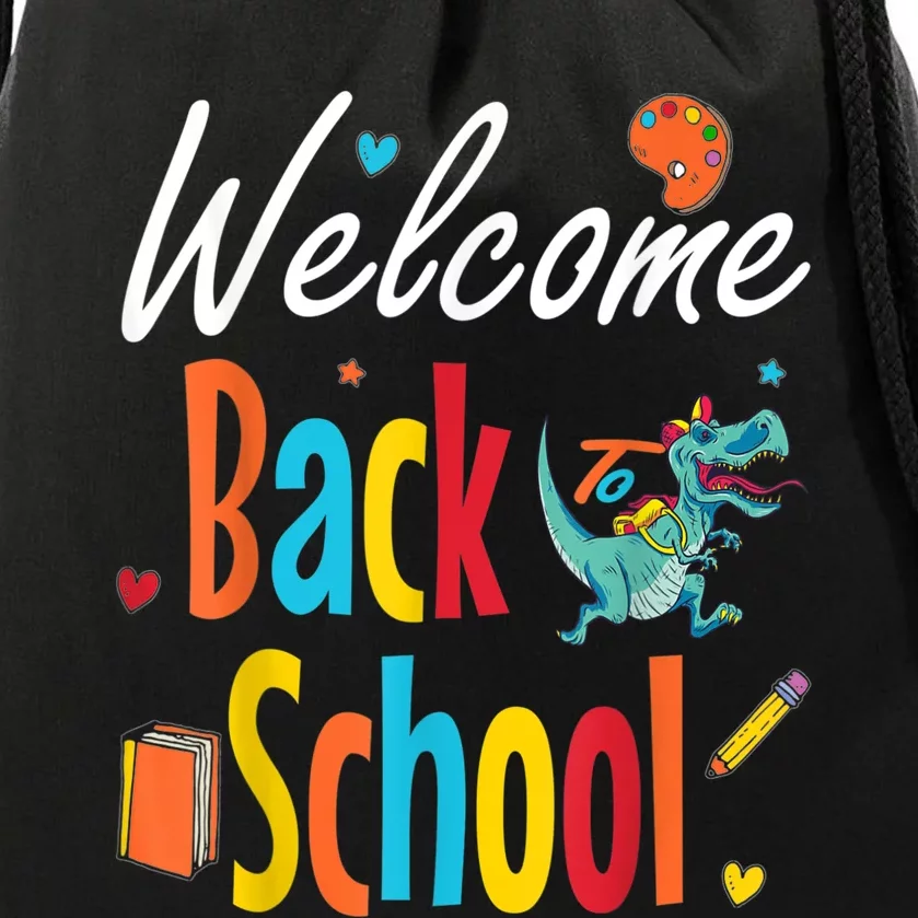 Welcome Back To School First Day Of School Teachers Gifts Drawstring Bag