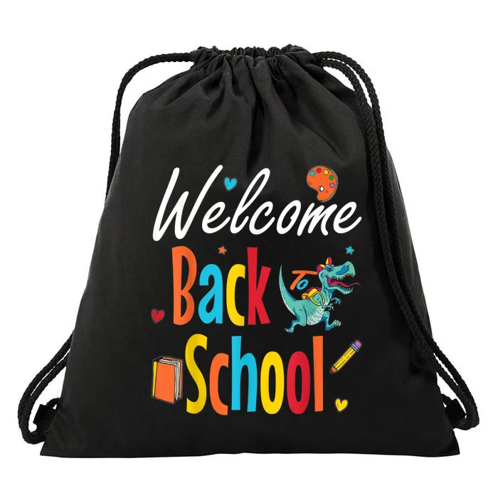 Welcome Back To School First Day Of School Teachers Gifts Drawstring Bag