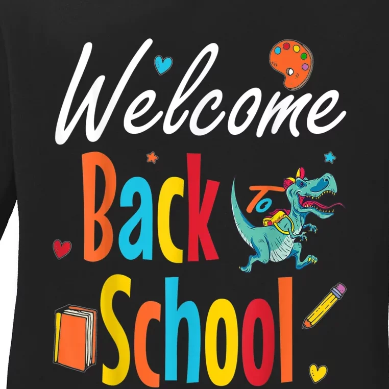 Welcome Back To School First Day Of School Teachers Gifts Ladies Long Sleeve Shirt