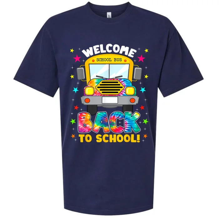 Welcome Back To School Funny Outfit School Bus Driver Sueded Cloud Jersey T-Shirt