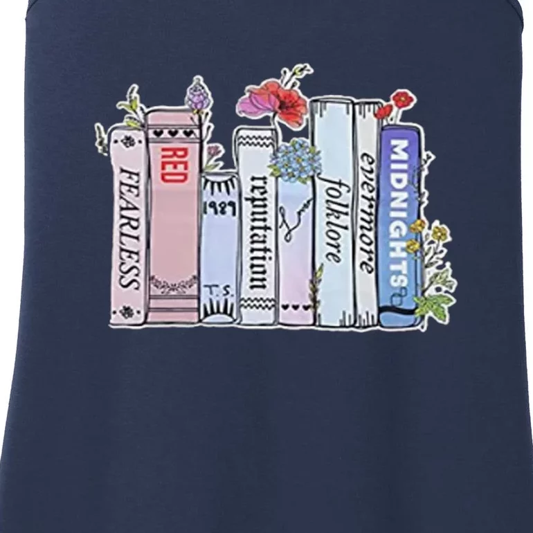 Wildflowers Book Tee Funny Reading Ladies Essential Tank