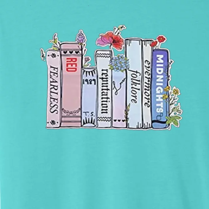 Wildflowers Book Tee Funny Reading ChromaSoft Performance T-Shirt