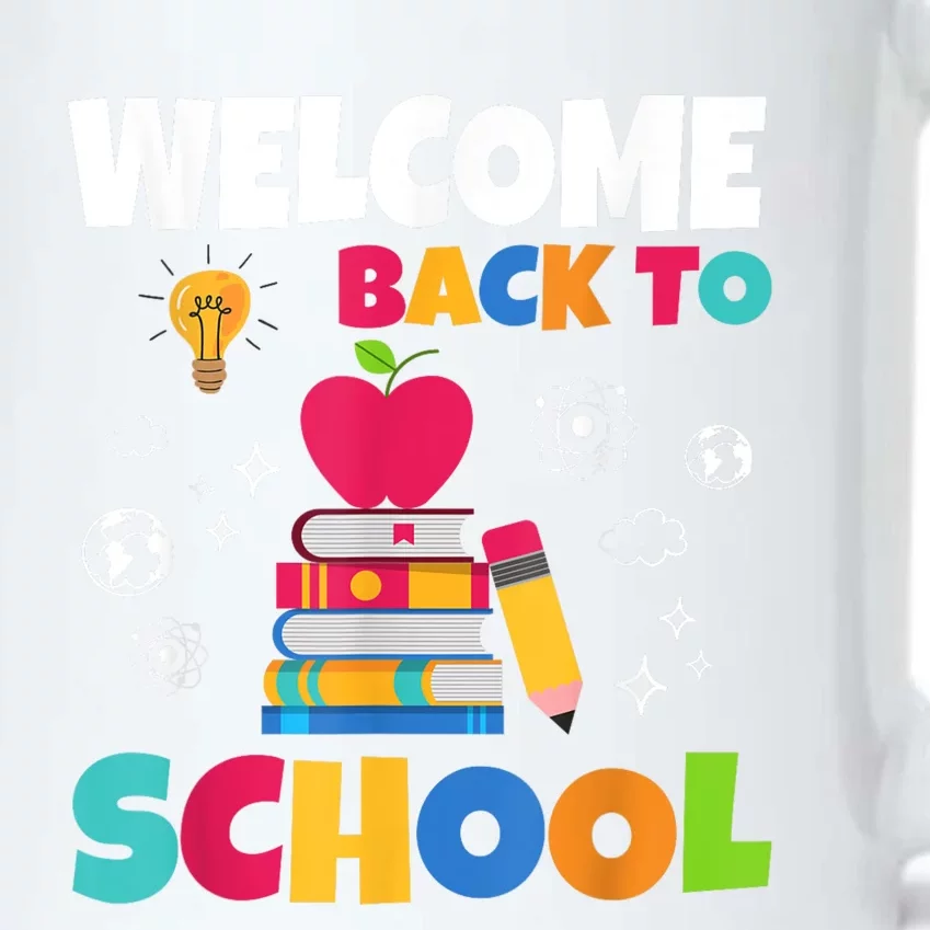 Welcome Back To School First Day Of School Teachers Kids Black Color Changing Mug