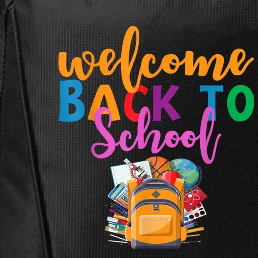 Welcome Back To School First Day Of School Teachers Kids City Backpack