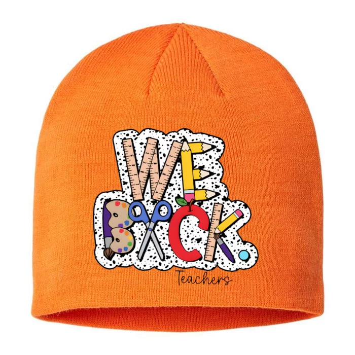 We Back Teacher Back To School 8 1/2in Sustainable Knit Beanie