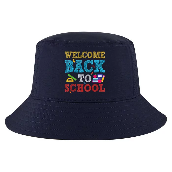 Welcome Back To School First Day Of School Teachers Kids Cool Comfort Performance Bucket Hat