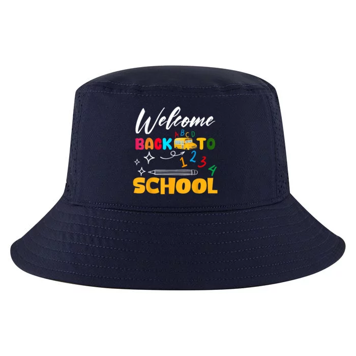 Welcome Back To School First Day Of School Teachers Kids Cool Comfort Performance Bucket Hat