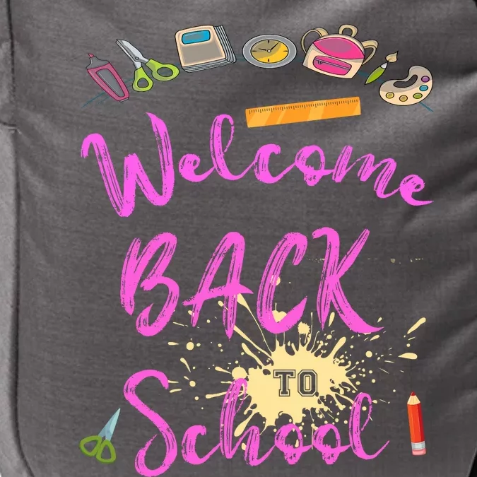 Welcome Back To School Funny Gift Impact Tech Backpack