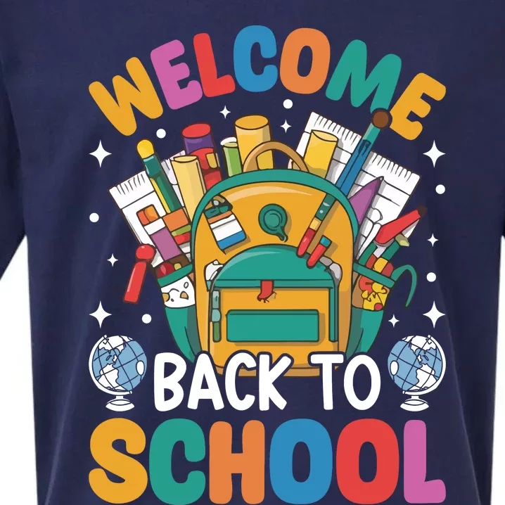 Welcome Back To School Sueded Cloud Jersey T-Shirt