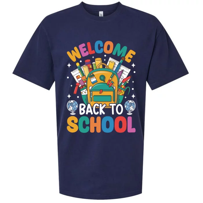 Welcome Back To School Sueded Cloud Jersey T-Shirt