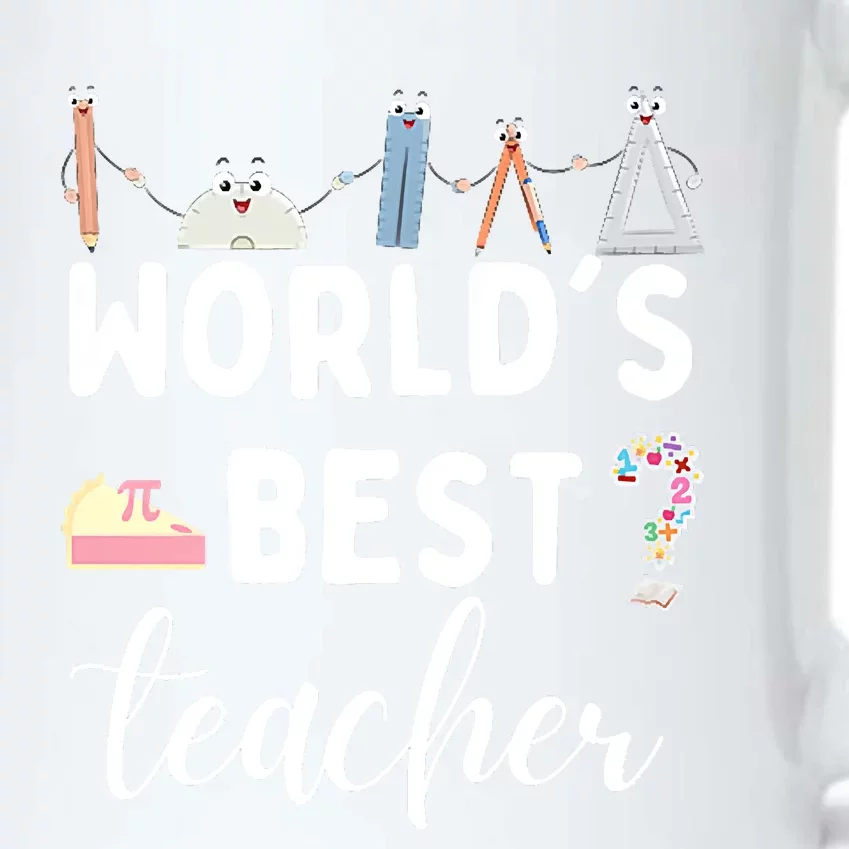 Worlds Best Teacher Black Color Changing Mug