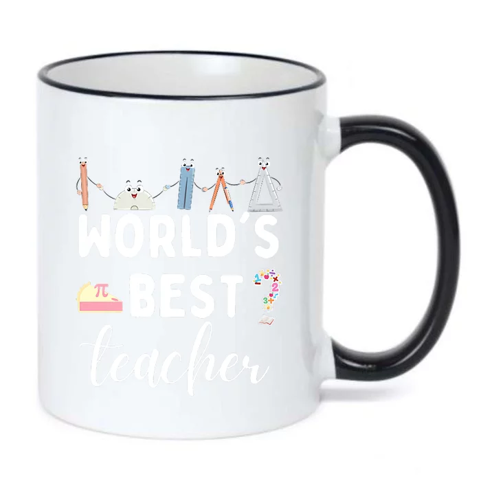 Worlds Best Teacher Black Color Changing Mug