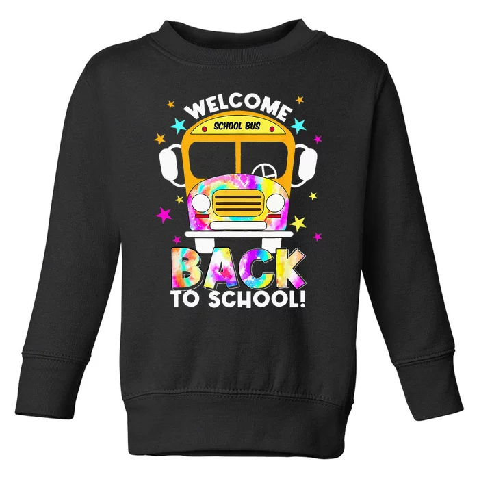 Welcome Back To School For Bus Drivers Transportation Dept Toddler Sweatshirt