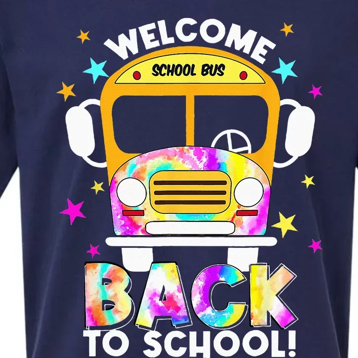 Welcome Back To School For Bus Drivers Transportation Dept Sueded Cloud Jersey T-Shirt