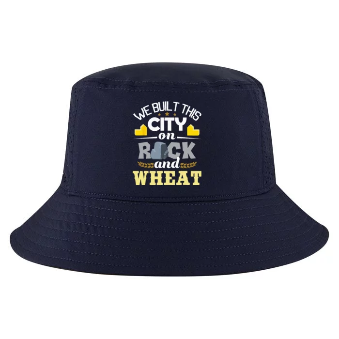 We Built This City On Rock And Wheat Tabletop Board Gaming Cool Comfort Performance Bucket Hat